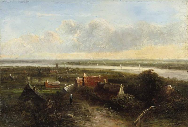 A panoramic river landscape, Pieter Janssens